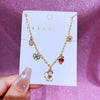 Mix Design Fairy Tales Girl Pendant Necklace Gold Color Plated Women Chain Jewelry - Image 2