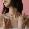 Shiny Crystal Necklaces Simple Small Beads Necklaces Facted Stone Choker Clavicle Chain Women Jewelry Male gifts - Image 6