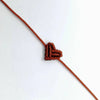 Braided Heart Rope Bracelet Adjustable in Many Colors - Image 30