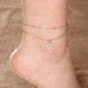 Stainless Steel Anklets for Women Sun Flower Leaves Moon Star Foot Bracelet Jewelry Summer Beach Accessories - Image 18