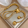 Five-Point Star Jewelry in Necklace and Bangle Styles - Image 11