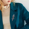 Morkopela Animal Brooch Enamel Pins Gold Pin Crystal Brooch Pangolin Jewelry Brooches For Women Banquet Gift - Image 2
