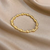 Stainless Steel Bead Stretch Bracelet 3mm or 4mm in Gold-Tone Silver-Tone or Mixed - Image 11