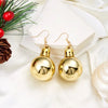 Christmas Snowflake Star Ball Shaped Bulb Earrings Hook For Women Ear Dangle Drop Xmas Party Jewelry Gift - Image 14