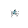 Silver Zircon Stud Earrings 1PC Eight pointed star Women Gold/Silver Heart Flat back piercing Jewelry Gift - Image 28