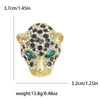 Rhinestone Tiger Head Brooches for Women Unisex Pearl Bear Pins Wolf Lapel Pins Banquet Party Backpack Gifts Jewelry Accessories - Image 8