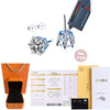 Cbtb Silver Gra Six-jaw Stud Earrings Women Wedding Band Jewelry - Image 7