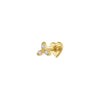 Silver Shiny Star/Heart Zircon Heart Shaped Flat Back Piercing Earring for Women Internal Thread Party Gifts - Image 29