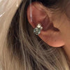 1Pcs Shiny Imitation Pearl Zircon Ear Clip For Women Punk Metal C-shaped Geometric No Piercing Ear Cuff Y2K Jewelry Gift - Image 9