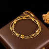 316L Stainless Steel Multilayer Wearing Chain Necklace Bracelet Set For Women Gold Color Jewelry - Image 11