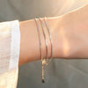 Voq Silver Color Women's Four Star Bracelet Star Double Layer Jewelry Girl Gift Direct - Image 9
