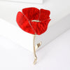 Resin Rose Flower Brooch with Pin Back in Multiple Colors - Image 9