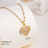 Bling Zircon Star Heart Pendant Necklace for Women Men Cool Stainless Steel Chain Jewelry Accessories Gifts - Image 6