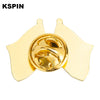 Poppy Flower Flag Metal Soft Enamel Lapel Badge Pins Brooches - Image 3
