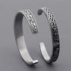 Punk Vikings Thor's Hammer Cuff Bangle Men Stainless Steel Norse Runes Celtic Knot Valknut Amulet Bracelet Scandinavian Jewelry - Image 6