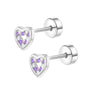 Butterfly and Heart Stud Piercing Earrings in Multiple Motifs - Image 8