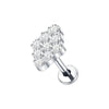 1PC Titanium 16G Square &Round CZ Labret Medusa Monroe Piercing Helix Cartilage Conch Tragus Lobe Stud Earring Jewelry - Image 24