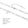 Stainless Steel Chain Necklace in Paperclip Box or Twisted Link Styles - Image 25