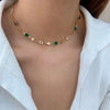 Boho Colourful Crystal Zircon Necklace for Women Shiny Rhinestone Long Tassel Choker Baroque Collar Jewelry Gift - Image 7