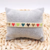 Adjustable Multicolor Heart Bead Bracelet with Woven Pattern - Image 80