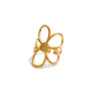 Stainless Steel Metal Flower Adjustable Finger Ring Attractive Daily Jewelry Accessories Gift - Image 7