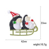 Christmas Classic Rhinestone Reindeer Brooches for Women Unisex Enamel Animal Pins Office Party Friend Gifts Jewelry Accessories - Image 19