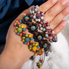 Ceramic Bead Braided Bracelet with Adjustable 12 to 28 cm Length - Image 3