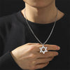 Eueavan Star of David Pendant Necklace Women Men Stainless Steel Gold Silver Black Color Classic Six-pointed Star Jewish Jewelry - Image 4