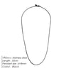 Men's Stainless Steel Hip Hop Jewelry 1.3MM Wire Chain Necklace in White Golden AccessoriesGift - Image 9