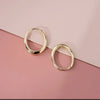 Simple Gold-Tone Hoop Earrings for Everyday Wear - Image 11
