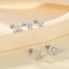 Stainless Steel Labret Piercing Stud with 16 Gauge and 1.2 x 8 mm Post - Image 5