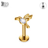 Titanium Pierc Fish Bird Ear Stud CZ Pave Cartilage Tragus Earrings Ear Lip Tongue Helix Studs Body Piercing Jewelry - Image 10
