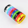 10Pcs/Lot Multicolor Luminous Heart Silicone Bracelets For Men Women Flower Sport Mix Style Rubber Wristband Bangle Jewelry Gift - Image 12