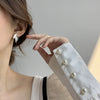 Korean Arrival Metal Fresh Lovely Sweet Grey Leaf Stud Earrings for Women Jewelry Gifts - Image 26