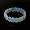 Multi-Faceted 10 x 14 mm Beaded Bracelet in Mixed Stone Colors - Image 28