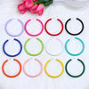 1 pair Round Circular Earrings Funny Jewelry Circle Accessories Acrylic Ear Jewelry Gift - Image 1