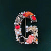 1 Piece Rhinestone Alphabet Women's Ladies Brooch, Novelty Elegant Beautiful Versatile Charming - Image 9