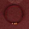 Hand Braided Red Rope Bracelet Copper Lucky Bead Hand Rope Couple Bracelet Simple Buckle Ethnic Female Accessory - Image 13