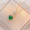 Heart Stainless Steel Zirconia Necklaces For Women Girls Love Gold Color Metal Necklace Party Birthday Daily Jewelry - Image 13