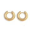 Zircon Circle Huggie Hoop Earrings for Women Geometric U Shape Hoops Ear Buckle Gold Plated Stainless Steel Jewelry Gift - Image 14