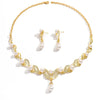 Ladies' Design, Imitation Pearl Necklace, Earrings, Jewelry Set Suitable for Weddings, Gatherings, Holidays, Gifts - Image 4