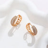 Gold Plated Zircon Hoop Earrings for Women Jewelry XP - Image 6