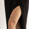 Boho Crystal Agate Leg Thigh Chain Drop Stone Tassel Multi-layer Leg Chain Anklet for Women Seaside Vacation Beach Jewelry - Image 7