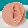 1PC 316L Steel Zircon Corss Cz Barbell Earrings Corss Helix Ear Cartilage Tragus Daith Piercing Body Jewelry 20G - Image 41