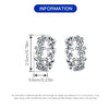 Openwork Leaf Pattern Hoop Earrings with Sculpted Detail - Image 51