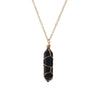 1Pc Hexagonal Cylindrical Crystal Necklace Wire Wrap Stone Pendant Stone Amethyst Necklace Valentine's Day Gift - Image 3