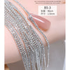 Glitter1.5mm-2mm Nail Chain Charm Claw Chain 3D Gold Silver Diamond Metal Parts Nail Pearls For Nail Chain Bulk Can Be Cut - Image 17