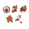 Christmas diamond pin elk sleigh boots brooch Shirts Accessories Metal Badge Jewelry Gift For Friends Merry Chrismas - Image 11