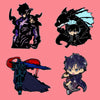 Anime Hunter Enamel Pin Cool Warrior Brooches Woman Men Backpack Accessories Bags Badge Lapel Constume Jewelry Gift for Fans - Image 1