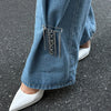 Style Individual Pearl Tassel Chain Ankle Bracelet With Quality Imitation Pearl Beads And Adjustable Pin For Shortening - Image 8